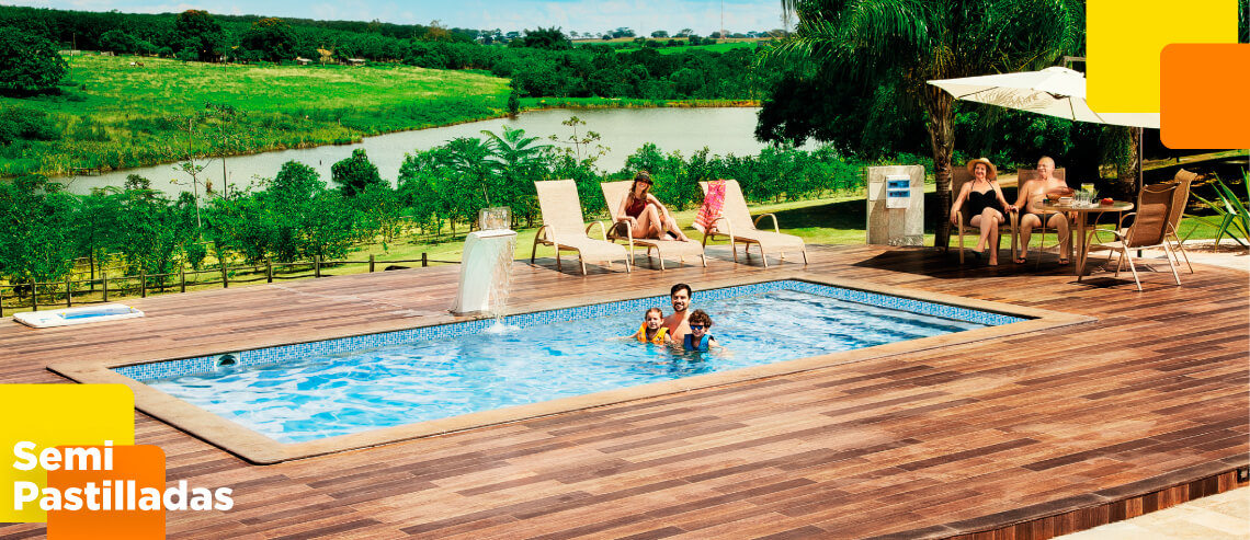 Piscinas Semi Pastilladas