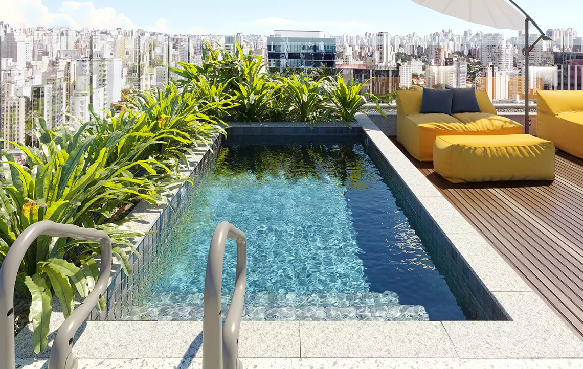 ATICÁ - 4,00 x 2,00 x 1,00 metros com Cerâmica iGUi