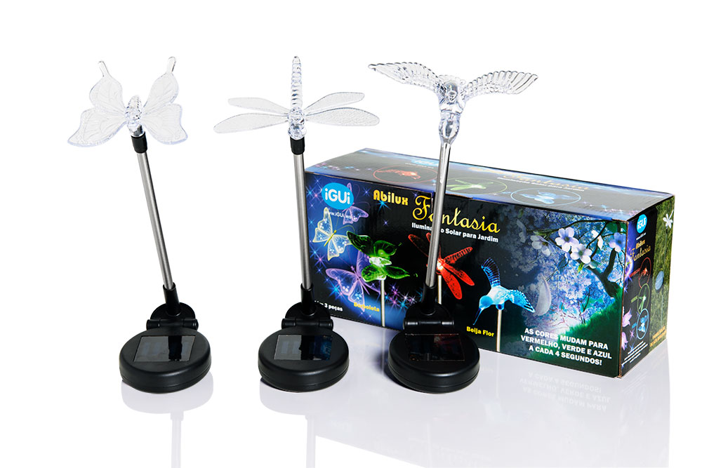iGUiLux Fantasia iluminação jardim lazer magia beleza decoração led